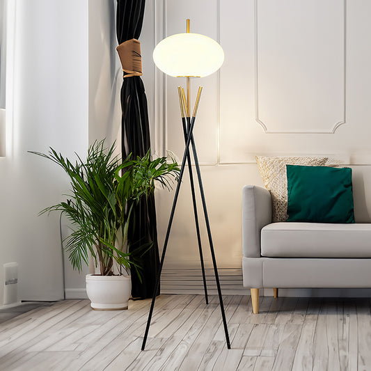 Elliptical frosted shade