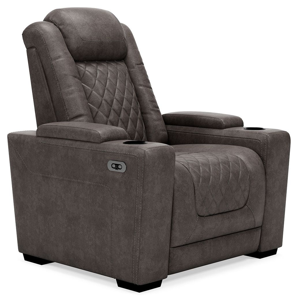 Hyllmont - Gris - Pwr Recliner/Reposacabezas ajustable