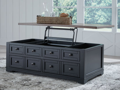 Wildenauer - Brown / Black - Lift Top Cocktail Table