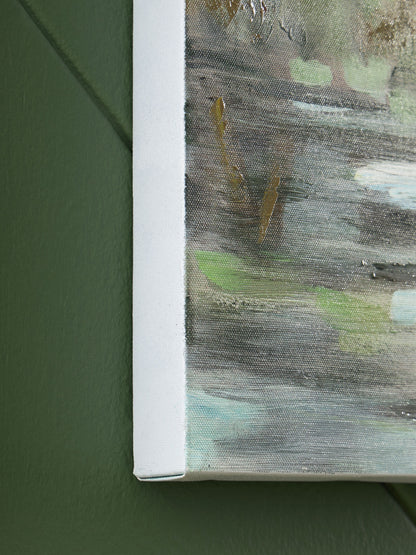 Evermaddick - Wall Art - Green / Gray / White