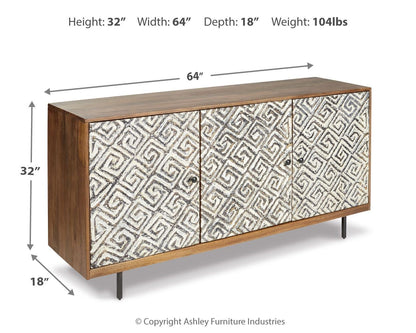 Kerrings - Marrón / Negro/blanco - Gabinete decorativo