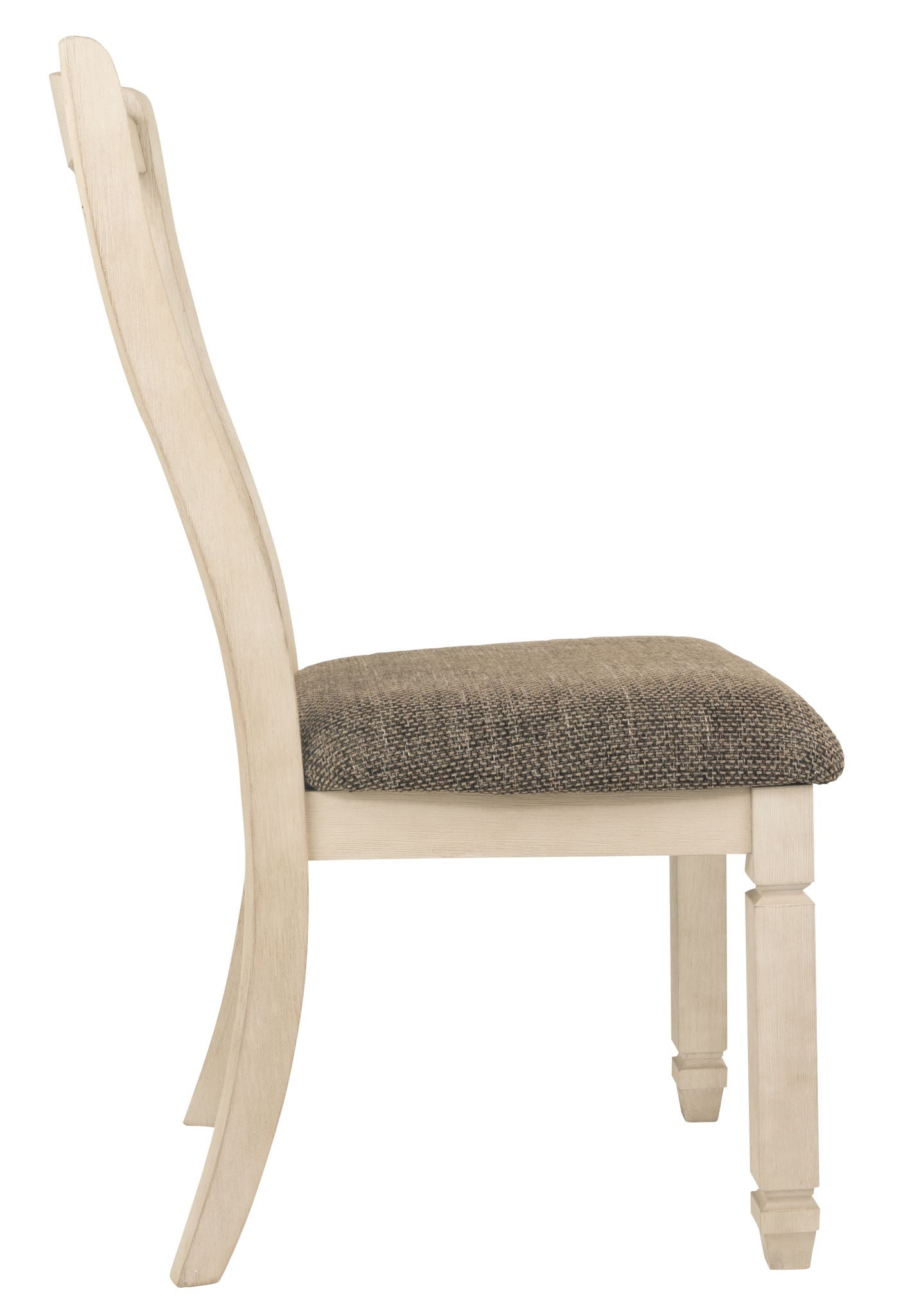 Bolanburg - Marrón / Beige - Silla auxiliar de comedor Uph (juego de 2) - Respaldo inclinado