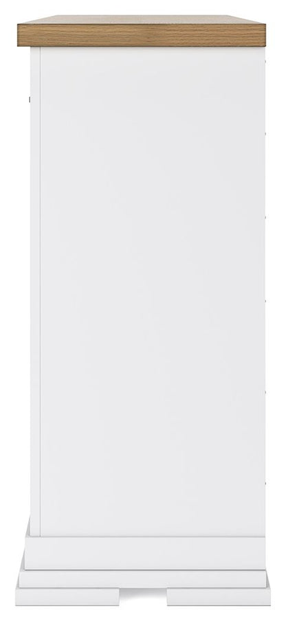Ashbryn - White / Natural - Dresser