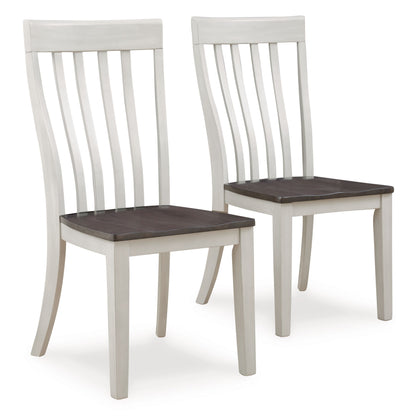 Darborn - Dining Room Side Chair (Set of 2) - Gray / Brown