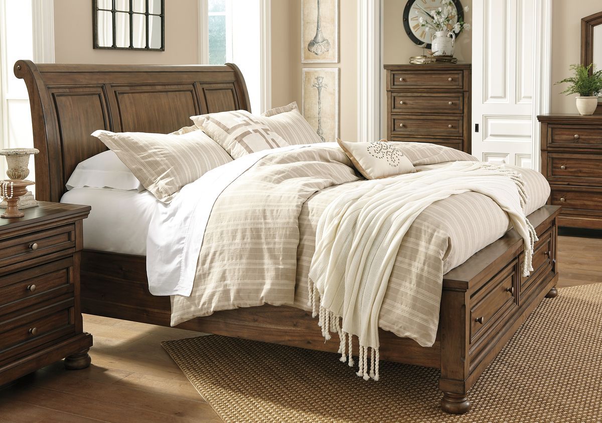 Flynnter - Storage Sleigh Bed