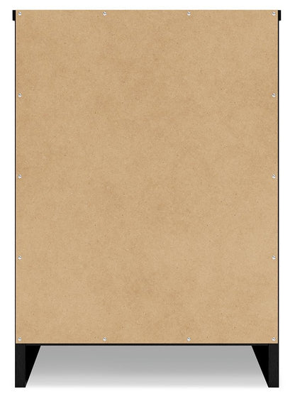 Finch - One Drawer Night Stand - 23" Height - Black