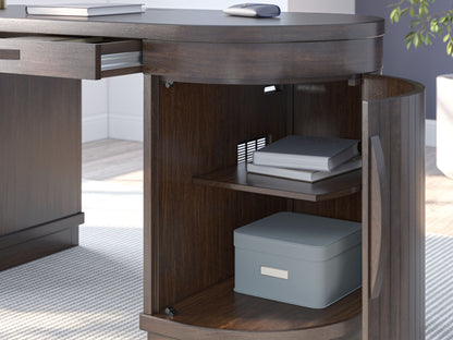 Korestone - Home Office Desk - Warm Brown