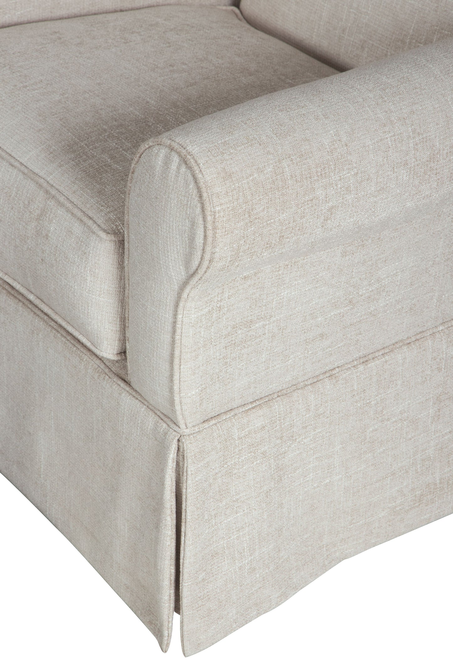 Searcy - Swivel Glider Accent Chair - Quartz