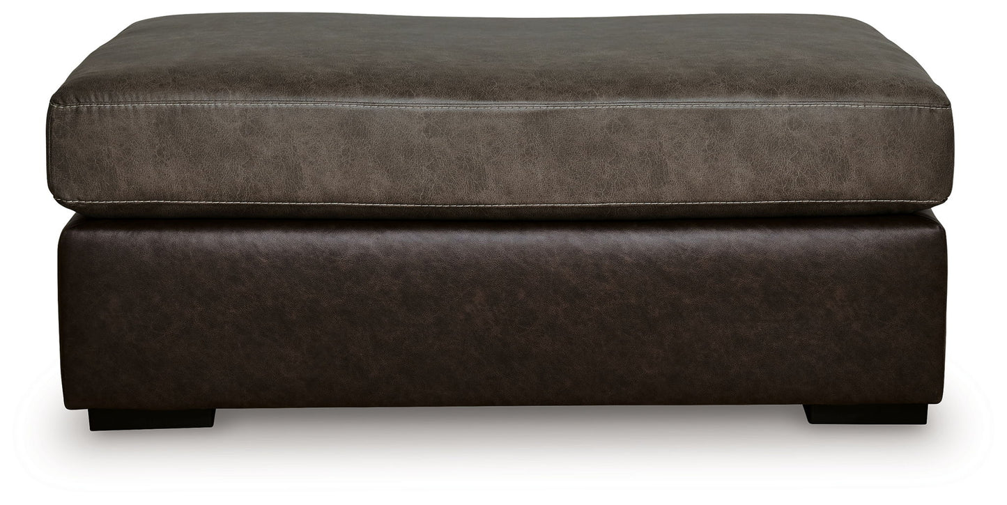 Castille Way - Oversized Accent Ottoman - Fossil