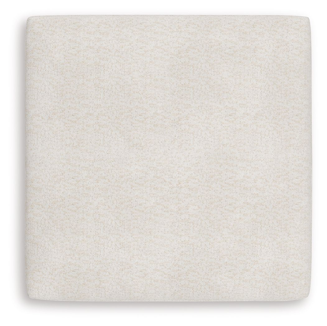 Donelson Creek - Oversized Accent Ottoman - Vanilla