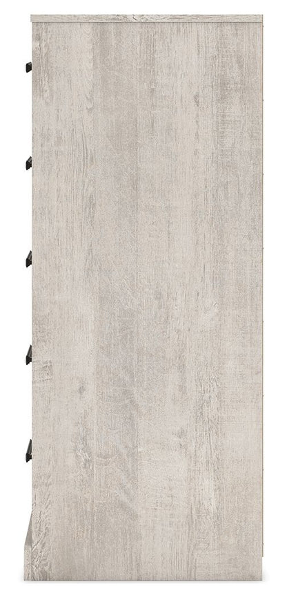 Shawburn - Gray - Five Drawer Chest