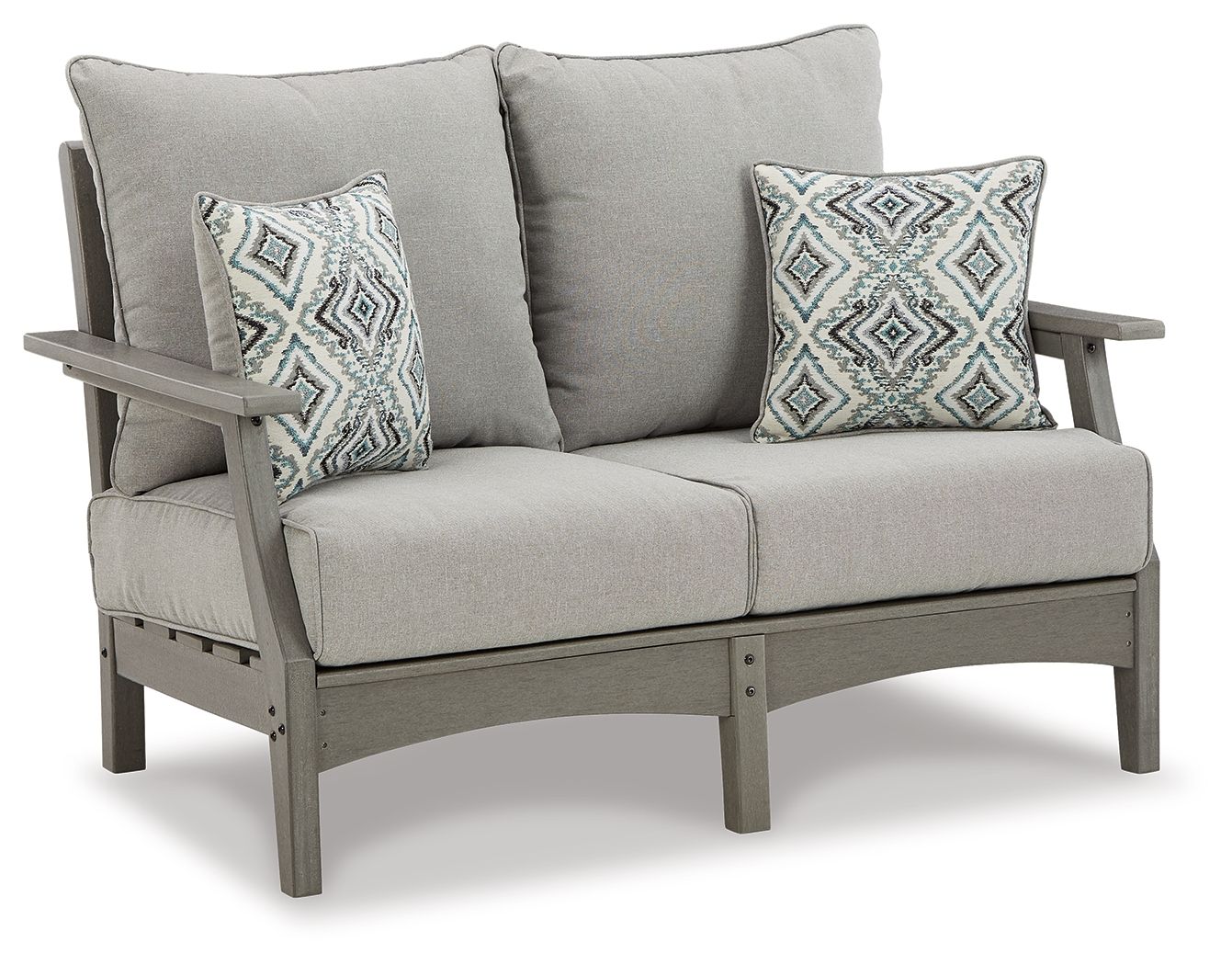 Visola - Gris - Loveseat C/Cojín