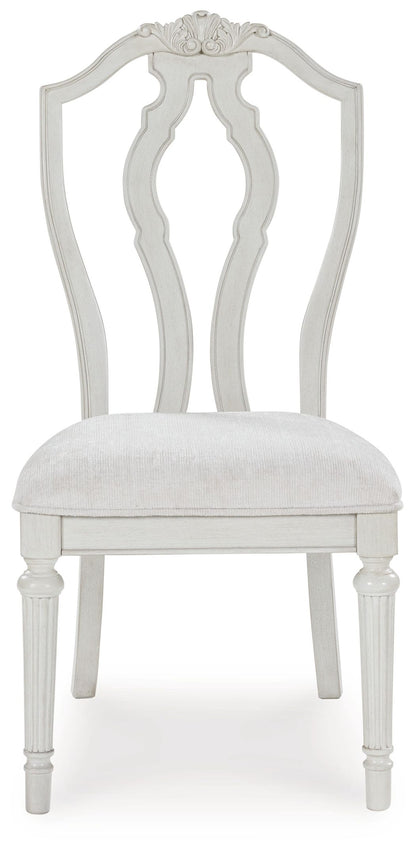 Montelaine - Dining Upholstered Side Chair (Set of 2) - Antique White