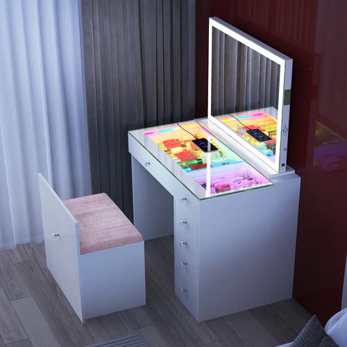 Mini Diana Vanity Set with Vanity Chair