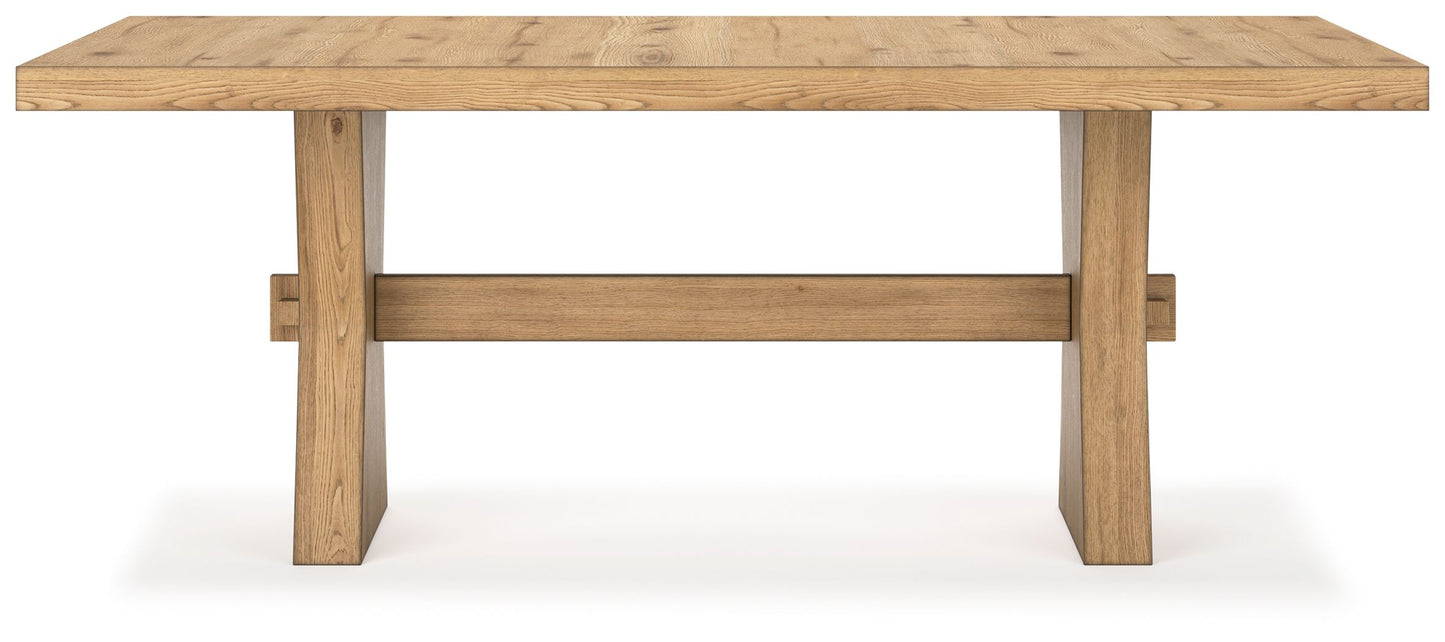 Galliden - Rectangular Dining Room Table - Light Brown