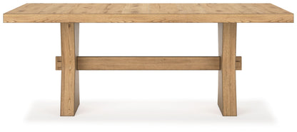 Galliden - Rectangular Dining Room Table - Light Brown