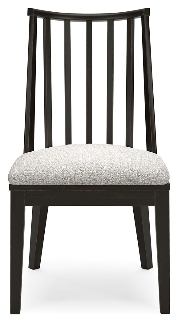 Galliden - Dining Upholstered Side Chair (Set of 2) - Black