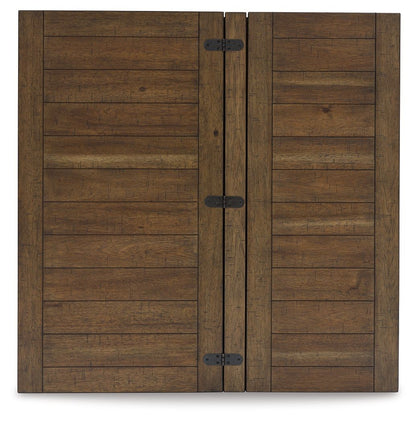 Moriville - Marrón grisáceo - Mesa de cóctel con tapa elevable