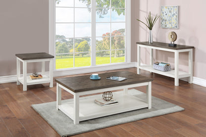 Dakota - Coffee Table With Casters - White