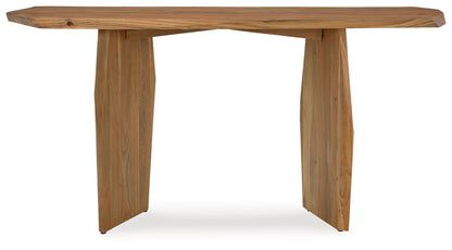Holward - Natural - Mesa consola para sofá