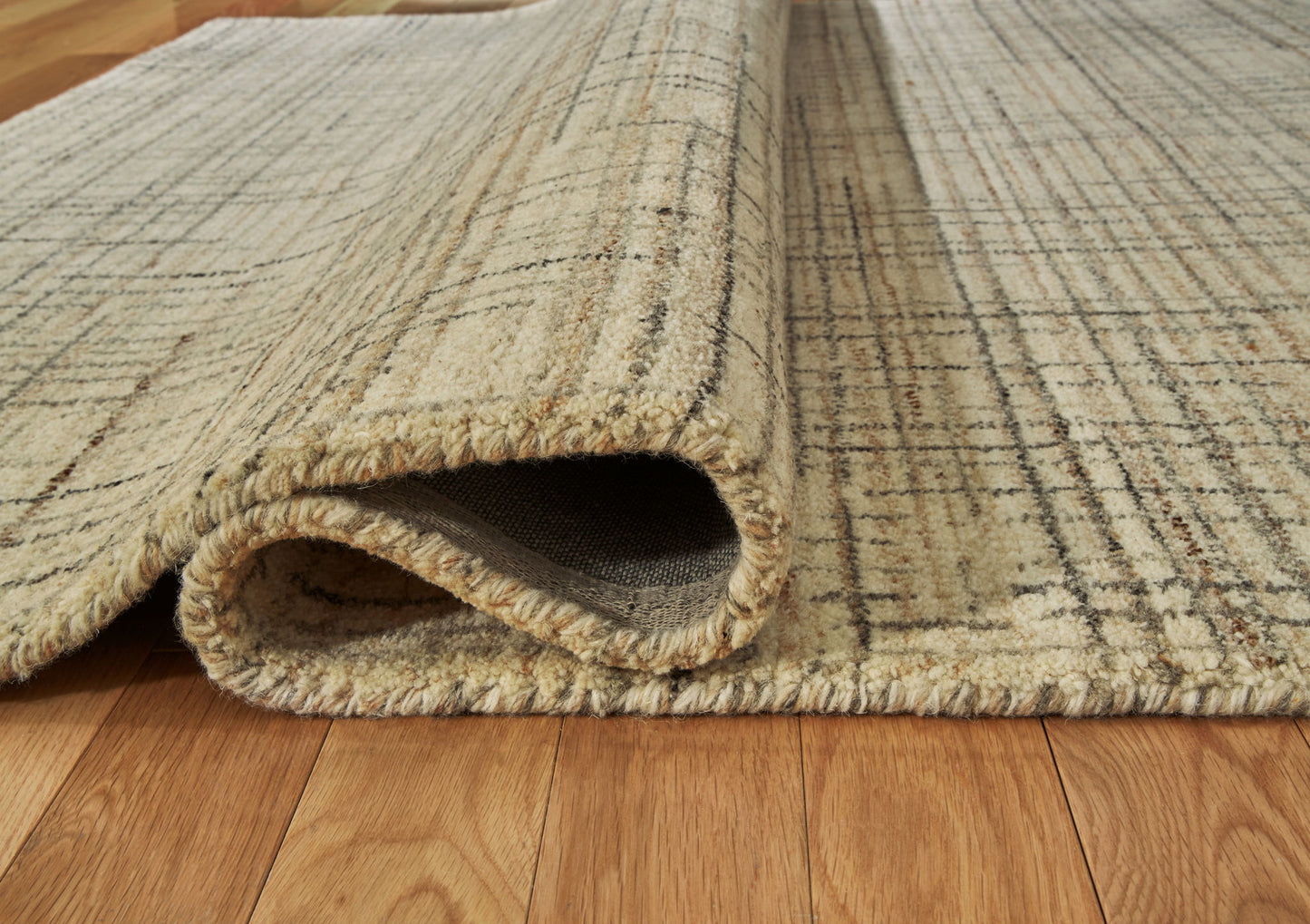 Janston - 5' x 7' Rug - Ivory / Gray / Tan
