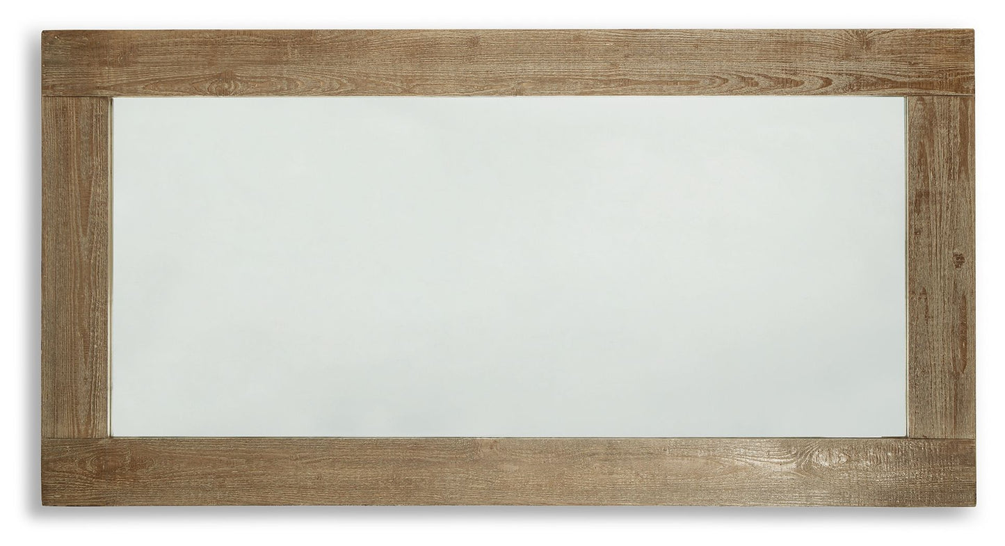 Waltleigh - Marrón envejecido - Espejo de suelo