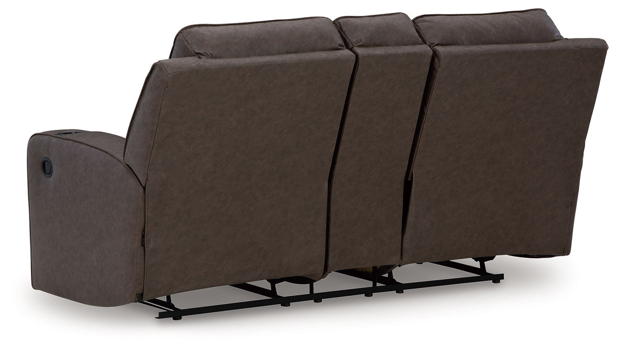 Lavenhorne - Double Reclining Loveseat With Console