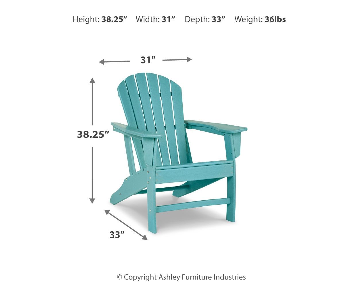Sundown Treasure - Silla Adirondack para exteriores