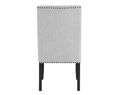 Varley - 5 Piece Round Dining Room Set - White / Gray