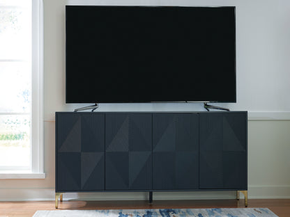 Loirwick - Accent Cabinet - Dark Blue