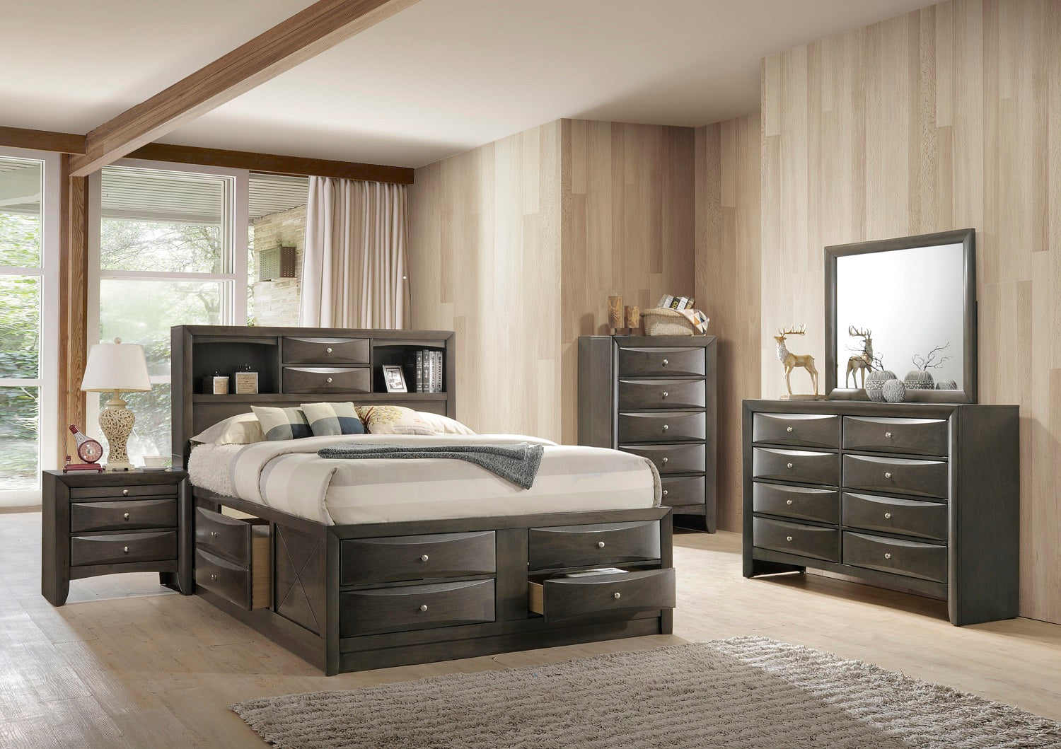 Beveled drawer fronts