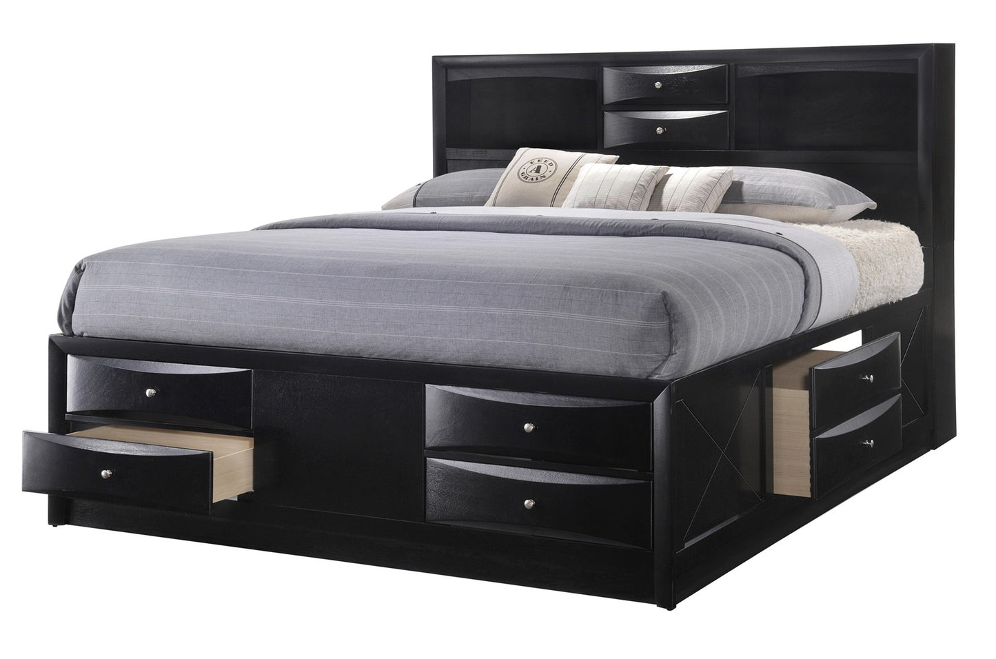 Emily - Black Bed