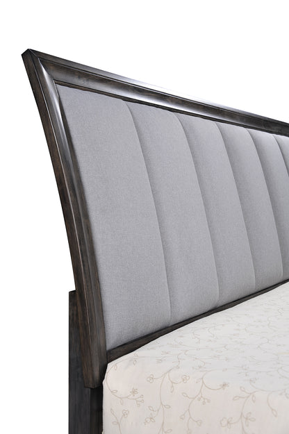 JAYMES - King Size Platform Bed w/Footboard Storage