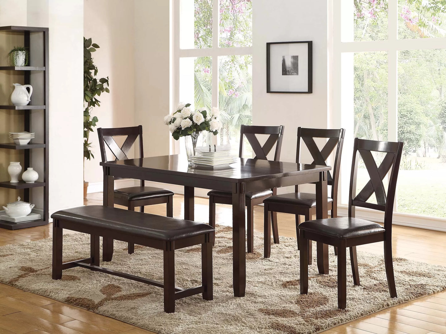 6-Pcs Dining Set Espresso