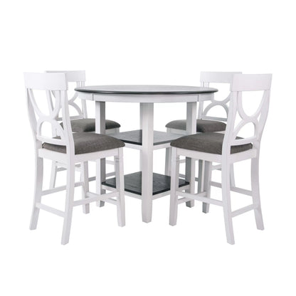 5-Pcs Counter Height Dining Set