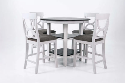 5-Pcs Counter Height Dining Set