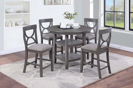 5-Pcs Counter Height Dining Set