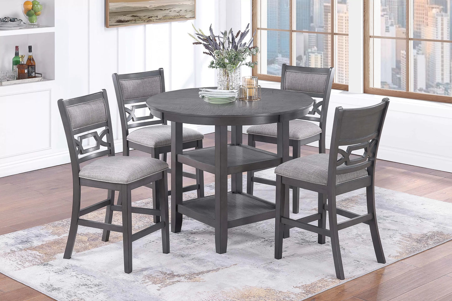 5-Piece Counter Height Dining Set