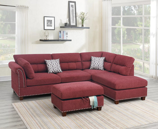 Sectional Set w/ottoman