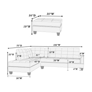 Sectional Sofa Set