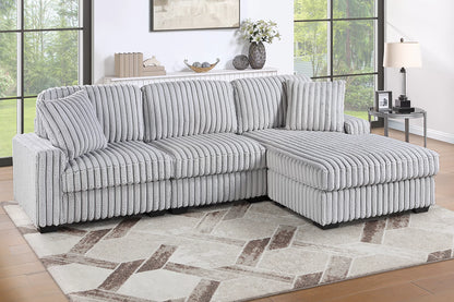 Reversible Chaise + 2 Seat Sofa