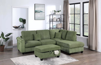 Sectional Set  built-in USB port