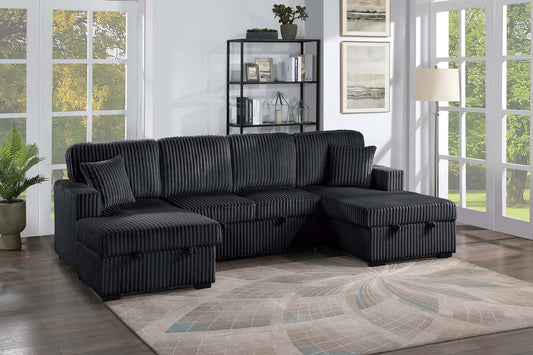Convertible Sectional Doble Chaise