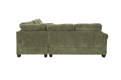 Sectional w/Cocktail Ottoman-Sage