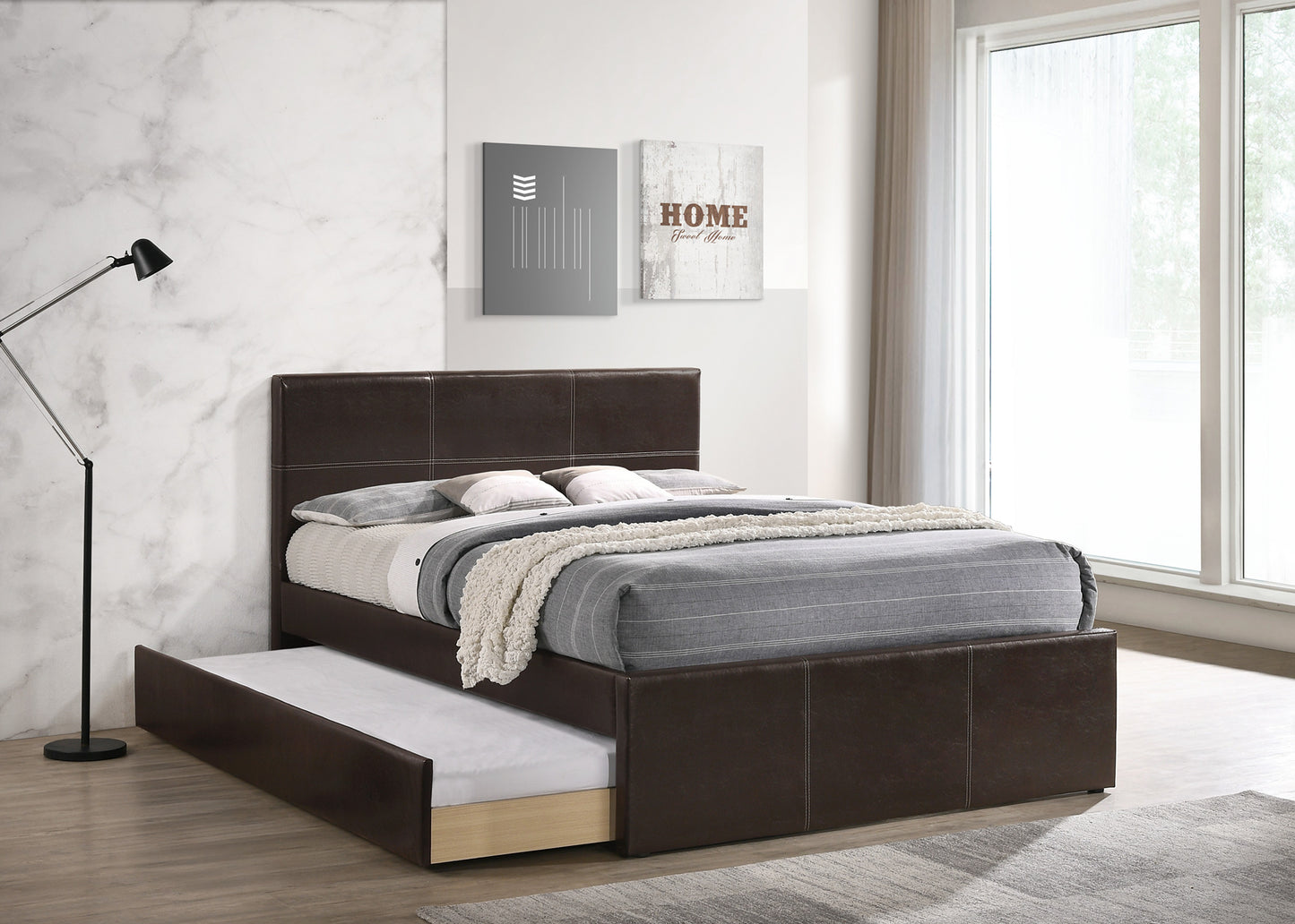 Twin Bed w/Trundle