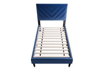 Twin Blue Bed Frame