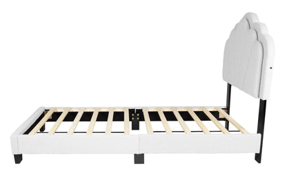 Platform Bed W/ Built-In LED Lights - Twin Bed