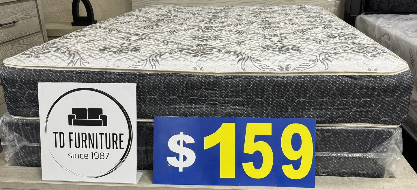 Regular Mattress Queen Size Mattress & Boxspring SET
