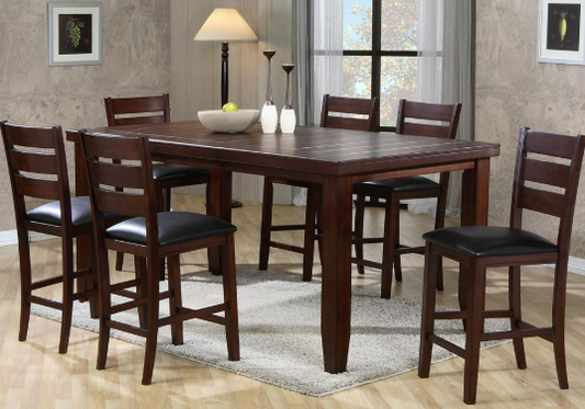 6 Pc Counter Height Dining Set