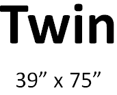 Metal Bed Frame  Twin - Full